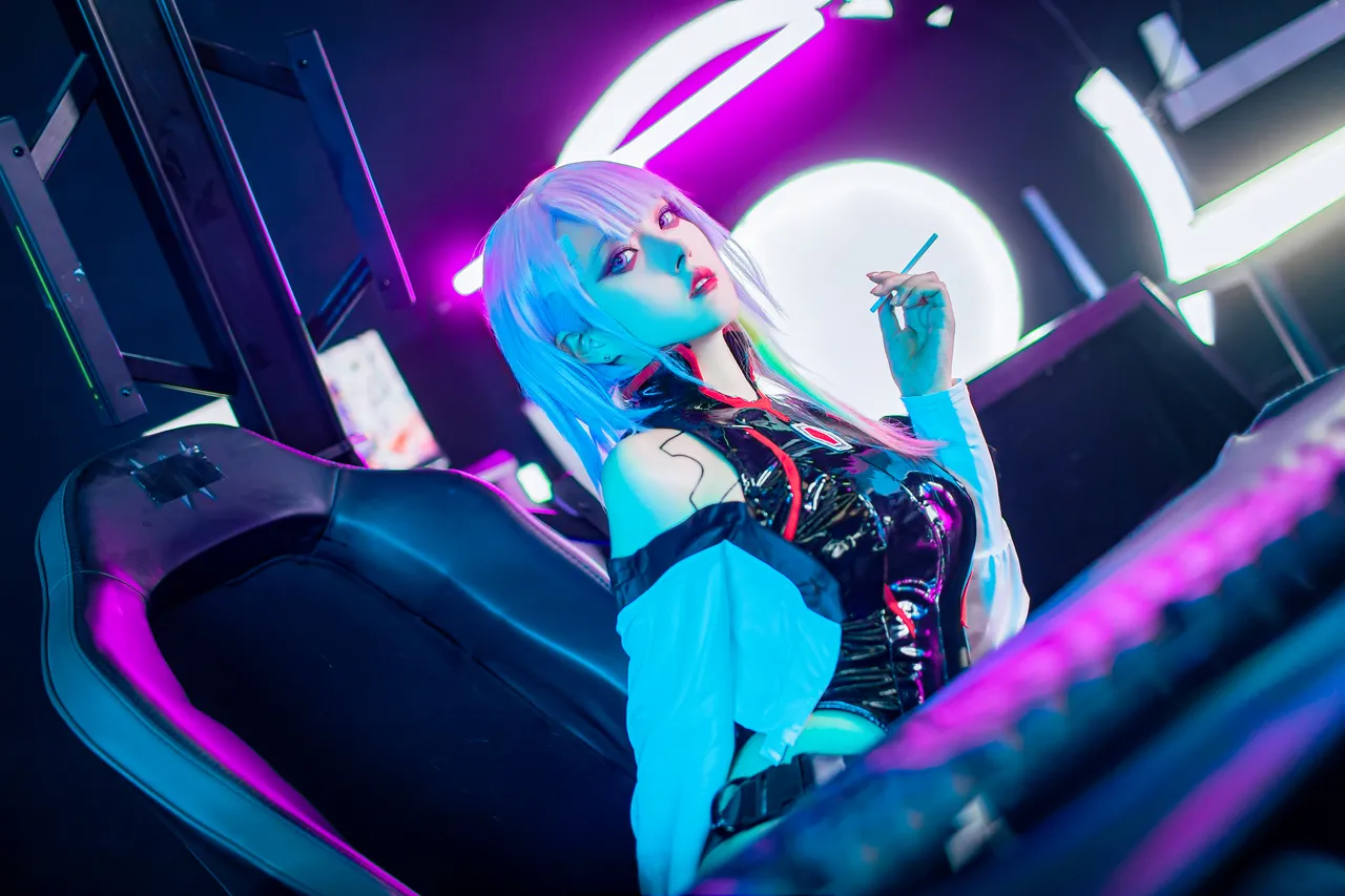 Natsuko夏夏子 - 赛博朋克边缘行者Lucy-erohere16.webp